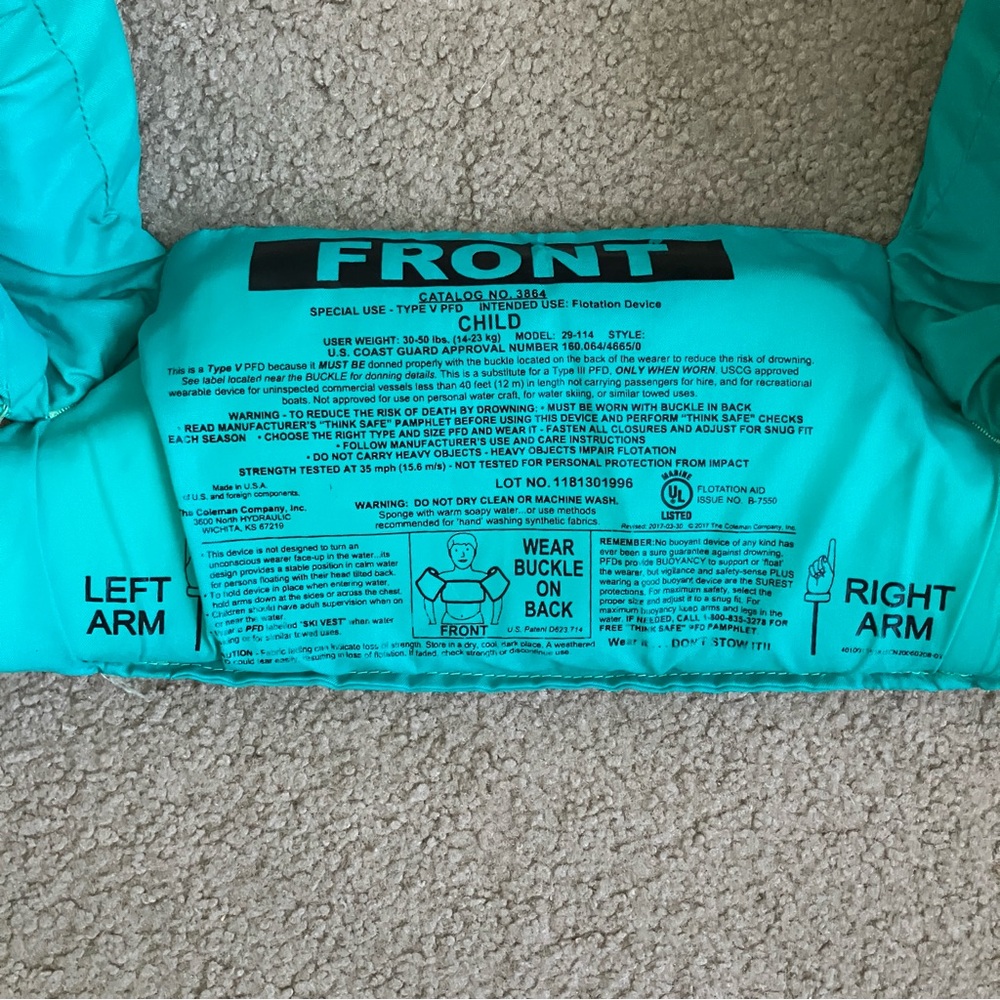 Stearns Puddle Jumper for kids 30-50 lbs - Picture 4 of 5